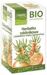Thé d'argousier à la menthe et à l'orange BIO 20 x 18 g - APOTHEKE